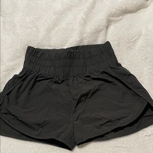 Zenana Dark Grey Women's Pull-On Waistband Shorts